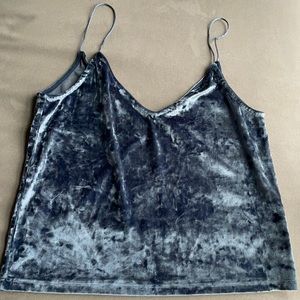 Soft Shimmery top made of a soft velvety material